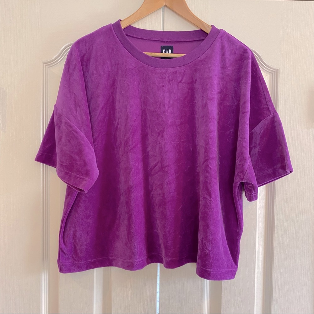 Gap Velvety Boxy Top
